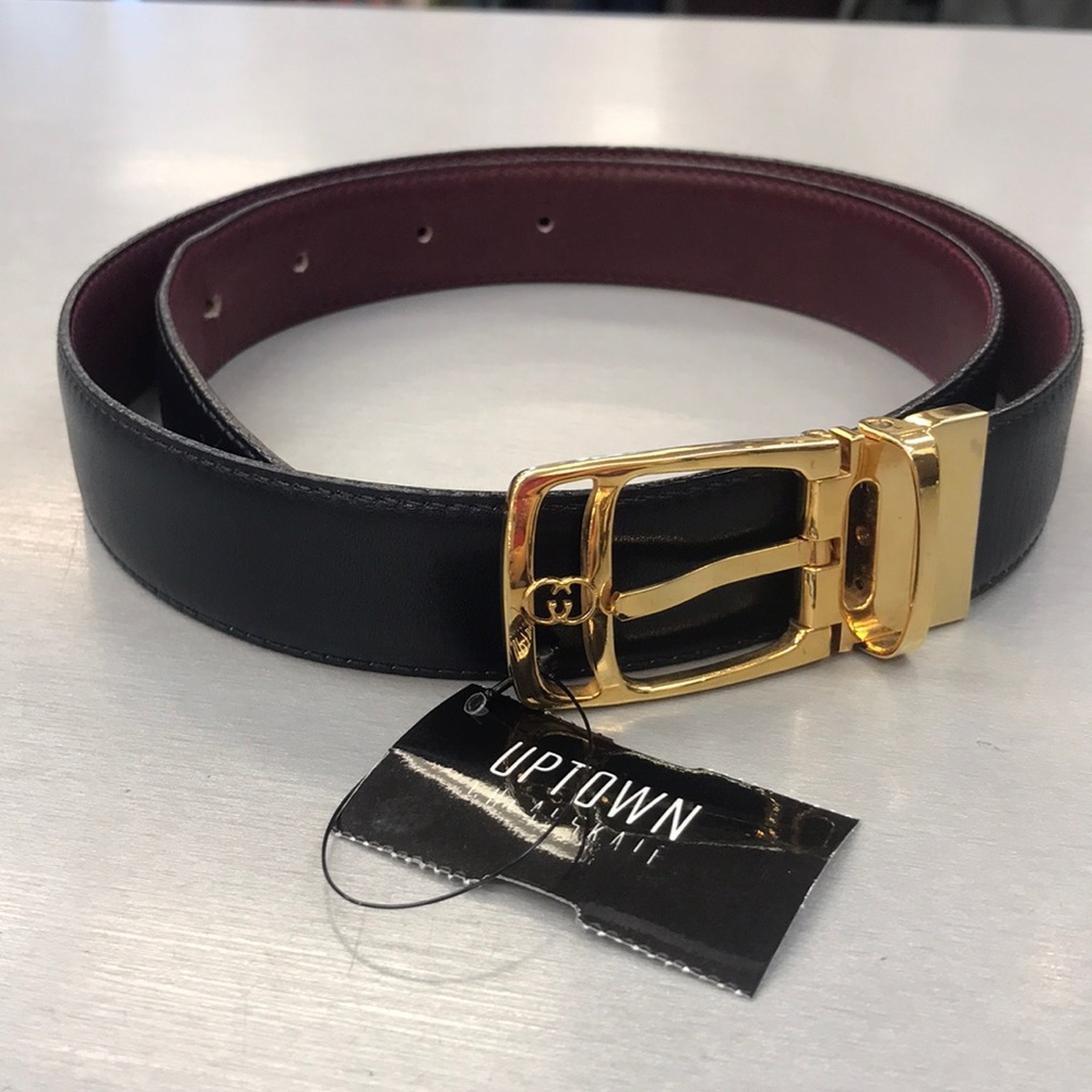 Gucci - Reversible Leather Belt